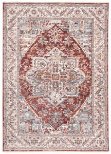 Makro Abra Kusový koberec MYSTIC 3086A Klasický tmavě růžový světle šedý Rozměr: 140x190 cm