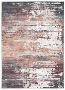 Makro Abra Kusový koberec MYSTIC 3711A Abstraktní stříbrný světle šedý Rozměr: 70x140 cm