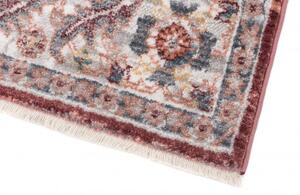 Makro Abra Kusový koberec MYSTIC 3086A Klasický tmavě růžový světle šedý Rozměr: 140x190 cm