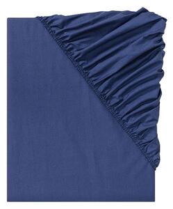 Livarno home Perkálové napínací prostěradlo, 90-100 x 200 cm (90-100 x 200 cm, navy modrá) (100383654003)