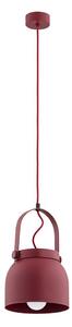 Argon 8282 - Lustr na lanku LOGAN 1xE27/15W/230V pr. 20 cm červená