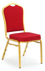 Jídelní židle REINE – látka, červená