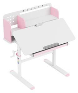 Dětský rostoucí psací stůl Mark Adler Study 5.0 Pink