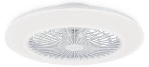Philips Stropní ventilátor Amigo s LED osvětlením, bílý, 58 cm, DC, stmívatelný, Bílá / opál, Obývací pokoj / jídelna, Plast, Moderní