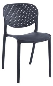 TEMPO Židle, černá, FEDRA NEW