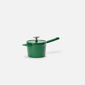 Fabini Rendlík Mattia 3.0, ø 14 cm (1,65 l) - Smaltovaný litinový rendlík s poklicí, lesklý zelený