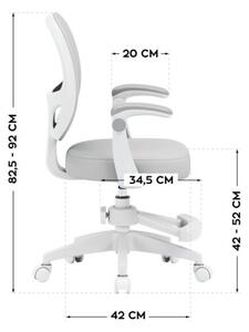 Dětská otočná židle Mark Adler Junior 3.1 Grey