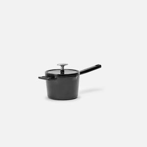 Fabini Rendlík Mattia 3.0, ø 14 cm (1,65 l) - Smaltovaný litinový rendlík s poklicí, lesklý černý