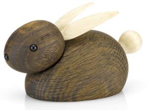 Dřevěný králíček Rabbit Smoked Oak Small Lucie Kaas