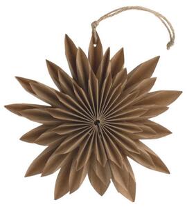 Vánoční papírová hvězda Buared Brown 15 cm Storefactory Scandinavia