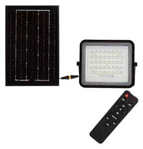 LED Venkovní solární reflektor LED/6W/3,2V IP65 4000K černá + DO