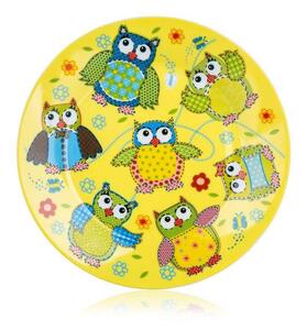 BANQUET Talíř dětský keramika 20cm mělký OWLS