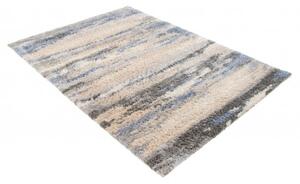 Makro Abra Kusový koberec Shaggy VERSAY Q292A Béžový Modrý Rozměr: 80x150 cm