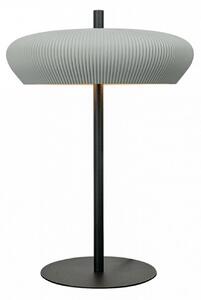 Zambelis Stolní lampa 2594, šedá/černá, výška 41 cm, keramika/kov, G9, Hliník / šedá / zinek, Obývací pokoj / jídelna, Sádra / hlína