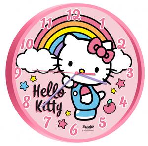 Hodiny s kočkou Hello Kitty