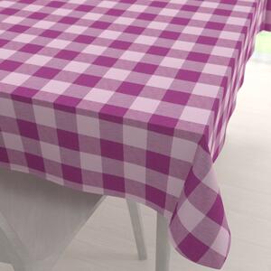 Biante Bavlněný obdélníkový ubrus Olivia OL-021 Fialová kostka velká 50x100 cm