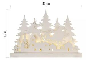 LED Vánoční dekorace LED/2xAA vesnička