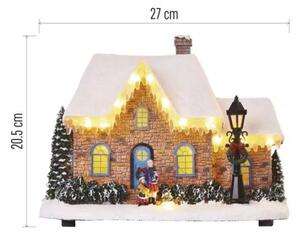 LED Vánoční dekorace LED/3xAA domeček