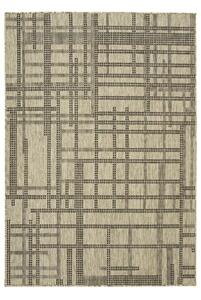 Balta Kusový koberec sisalový Suva 11492 pogumovaný béžový černý Rozměr: 133x190 cm