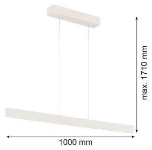 Argon 8302 - LED Lustr na lanku BALANS LED/35W/230V 3000K krémová