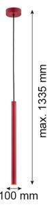 Argon 8331 - LED Lustr na lanku RIO LED/4,2W/230V 3000K červená