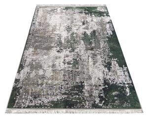 Makro Abra Moderní kusový koberec protiskluzový Horeca-New 123 Abstraktní zelený Rozměr: 80x150 cm