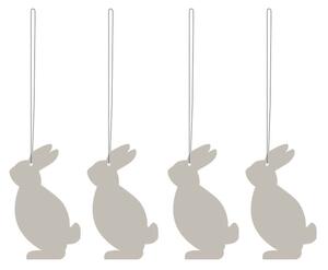 Velikonoční dekorace Deco Hare Sand - set 4 ks COOEE Design