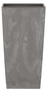 Prosperplast Květináč URBI SQUARE BETON EFFECT marengo 12,6 cm
