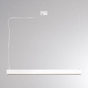 Molto Luce LED závěsné světlo PERFORA PROLINE M, bílá, 106 cm, DALI up/down, stmívatelný, Bílá / opál, Obývací pokoj / jídelna, Hliník, Moderní
