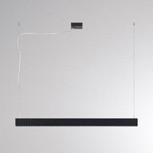 Molto Luce LED závěsné světlo PERFORA PROLINE M černá 106 cm DALI up/down, stmívatelný, Černá, Obývací pokoj / jídelna, Hliník, Moderní