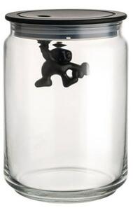 Kuchyňská dóza Gianni Little Man Black 900 ml Alessi