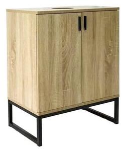 Skříňka pod umyvadlo bez umyvadla Ceramia Easy 60x73x36 cm světlý dub lesk EASYUMDO
