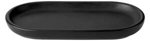 Kameninový odkládací tácek Fjord Black 18 cm Stelton