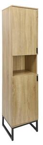Vysoká skříňka Ceramia Easy 39x185x36 cm světlý dub lesk EASYREGO