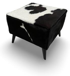 Luxusn� ko�en� taburet Alan hn�do�ern� s b�lou