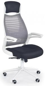 Kancelářská židle FRANKLIN – síťovina, černá / bílá, nosnost 130 kg