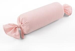 Biante Sametový polštář válec bonbon Velvet Brick SVB-204 Pudrově růžový 15x40 cm