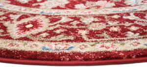 Makro Abra Kulatý koberec RIVOLI EE65B Klasický červený Rozměr: průměr 100 cm