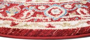 Makro Abra Kulatý koberec RIVOLI EF61A Klasický červený Rozměr: průměr 100 cm