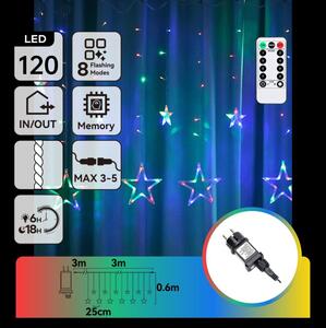 Aigostar - LED Venkovní ván řetěz 120xLED/8 funkcí 6x0,6m IP44 multicolor + DO