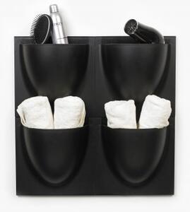 Nástěnný květináč VertiPlants BIO Black 30 cm Verti Copenhagen