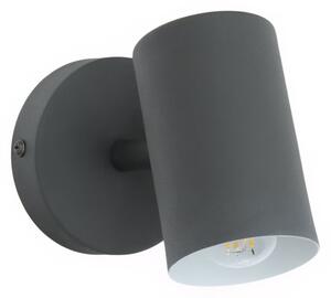 Černé kovové nástěnné světlo Kave Home Manie