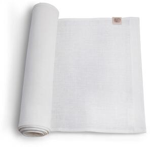 Lovely Linen stolní běžec 47x150 WHITE SINGLE