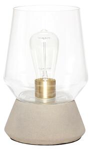 Betonová stolní lampa Glassy Hübsch