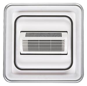 RABALUX 71341 Aireon stropní svítidlo s ventilátorem 480x480mm LED 50W/2200lm 3000+4000+6000K černá, stmívatelné, dálkový ovladač