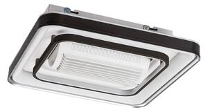 RABALUX 71341 Aireon stropní svítidlo s ventilátorem 480x480mm LED 50W/2200lm 3000+4000+6000K černá, stmívatelné, dálkový ovladač