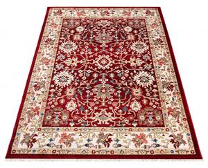 Makro Abra Kusový koberec RIVOLI EF52B Klasický červený Rozměr: 80x150 cm