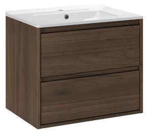 Comad Koupelnová skříňka s nábytkovým umyvadlem Viola Villa 60 walnut villa