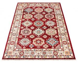 Makro Abra Kusový koberec RIVOLI EF60B Klasický červený Rozměr: 80x150 cm