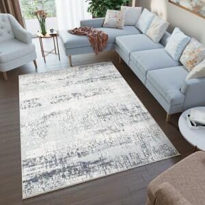 Makro Abra Moderní kusový koberec RIVOLI MD23A Abstraktní světle béžový Rozměr: 200x305 cm